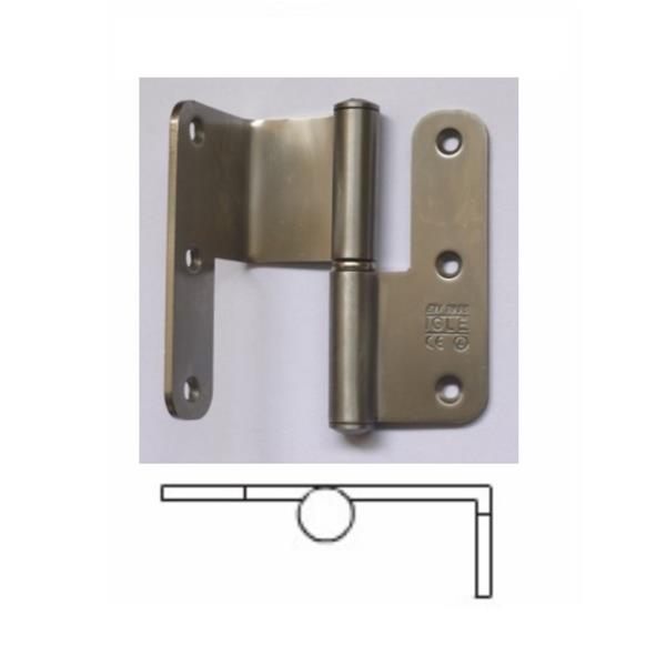 PERNIO ANTIPINZAMIENTO R1110 90X74 INOX IZQUIERDA