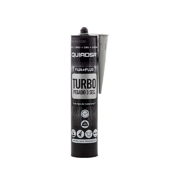 ADHESIVO FIJA + PLUS TURBO GRIS QUIADSA